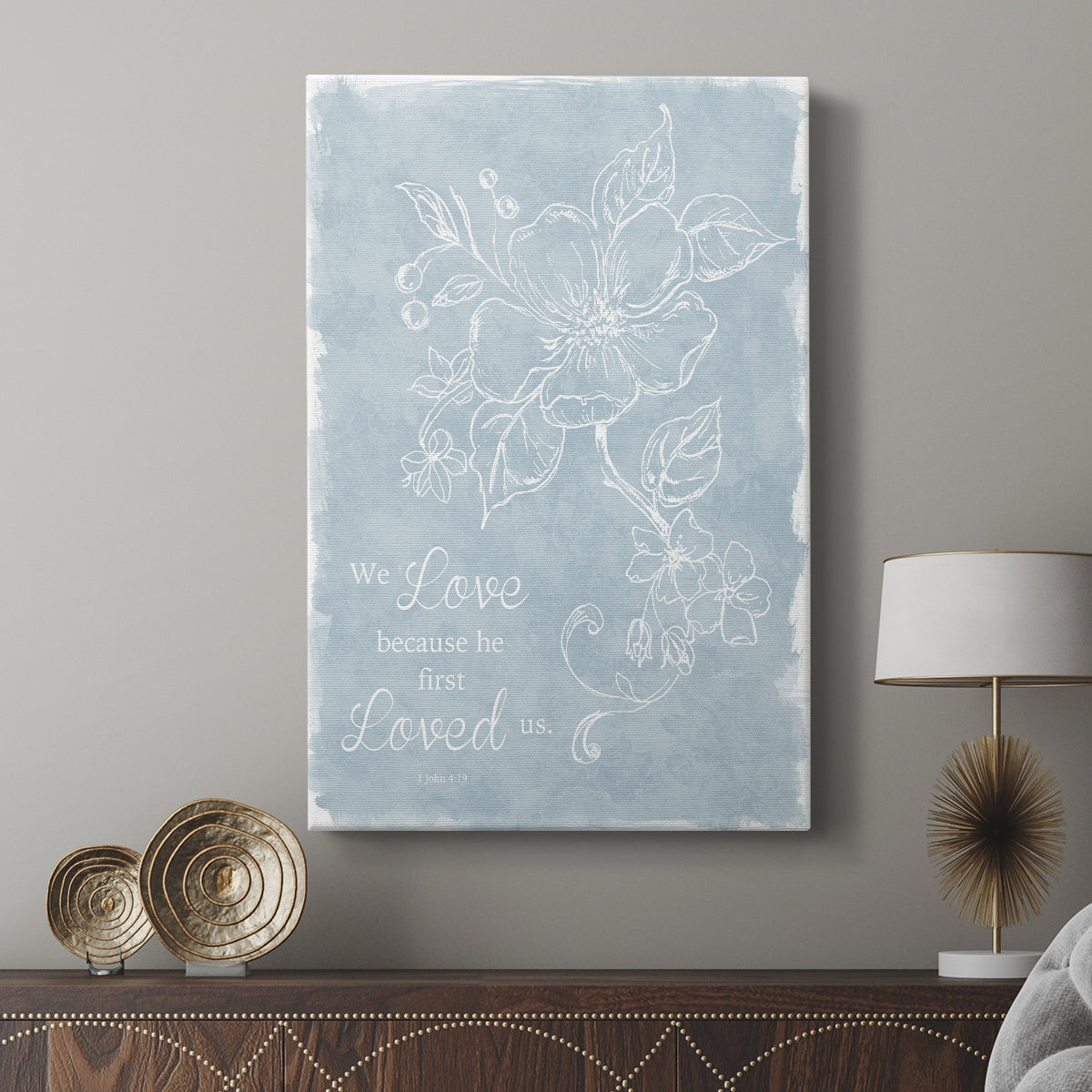 Loved Us First - Canvas Art Print