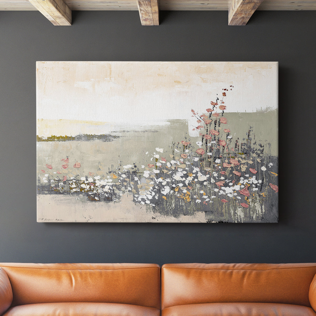 Floral Haze - Canvas Art Print