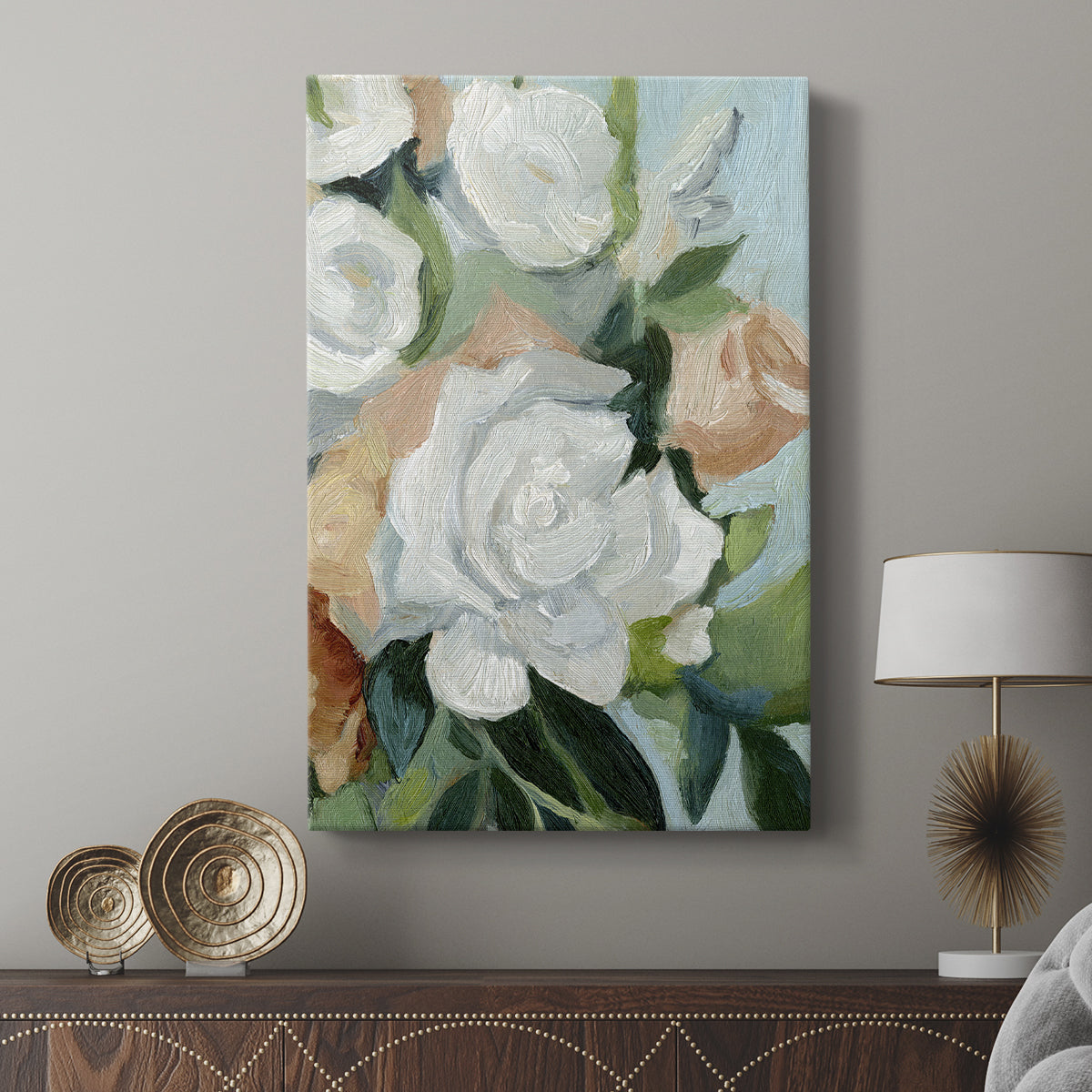 Bouquet Scatter I - Canvas Art Print