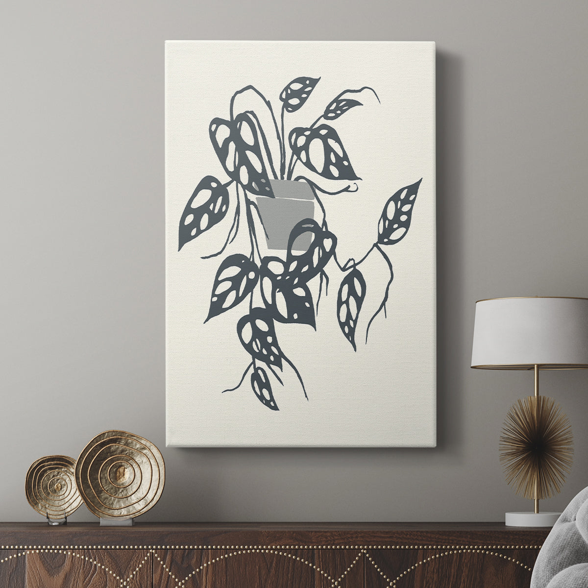 Growing Leaves VI - Canvas Art Print