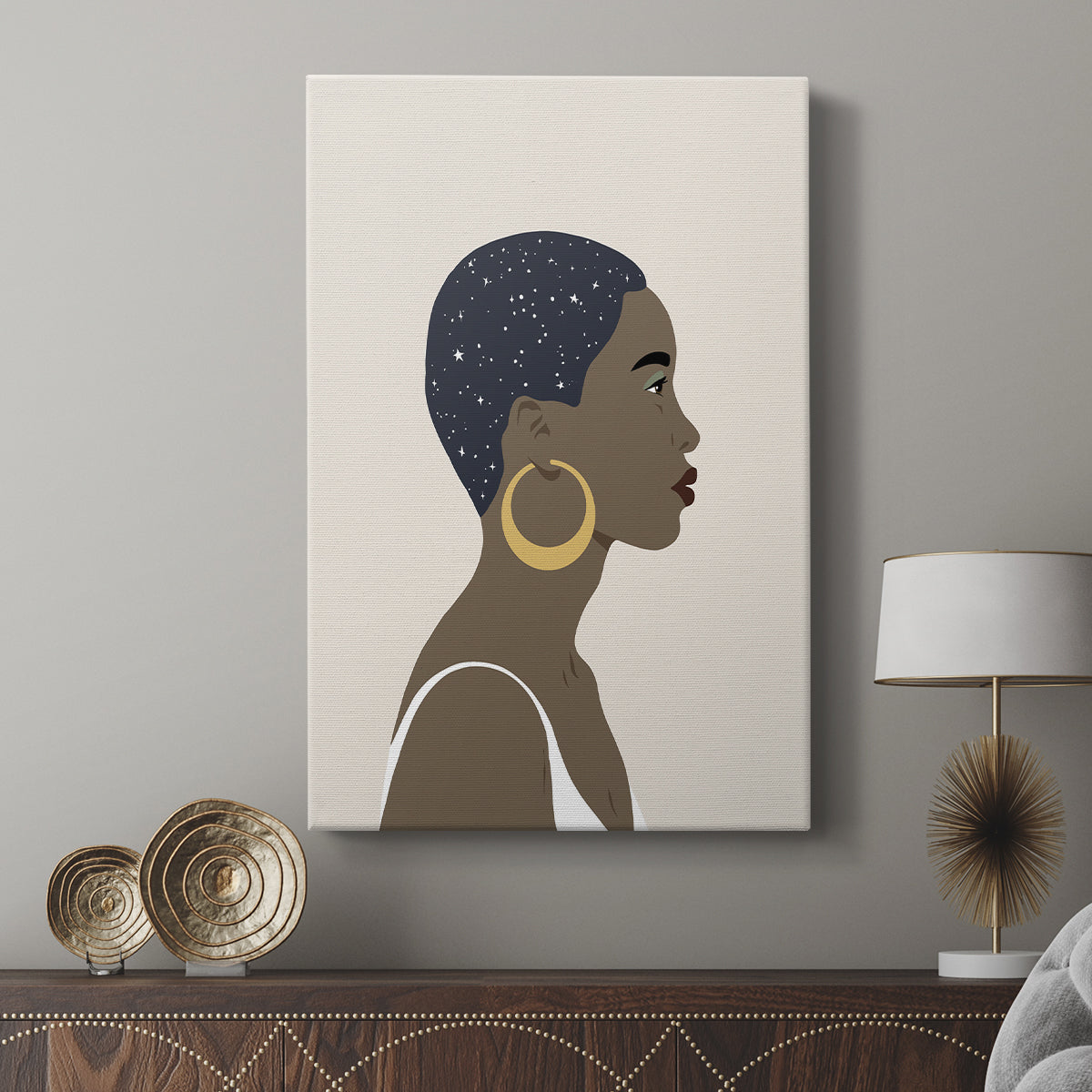 Heavenly Hair IV - Canvas Art Print