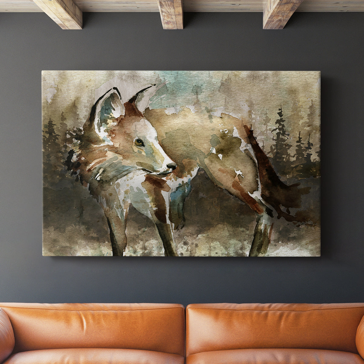 Lodge Twilight I - Canvas Art Print