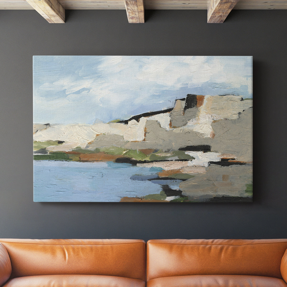 White Rock Cliffs II - Canvas Art Print