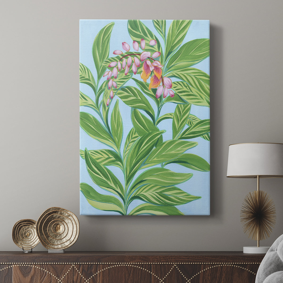 Tropical Shell Ginger I - Canvas Art Print
