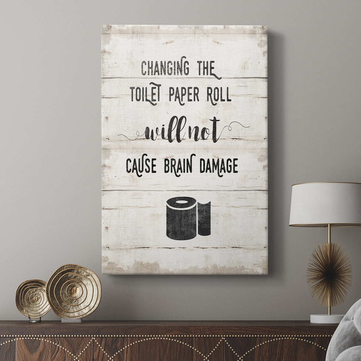 Changing the Roll - Canvas Art Print
