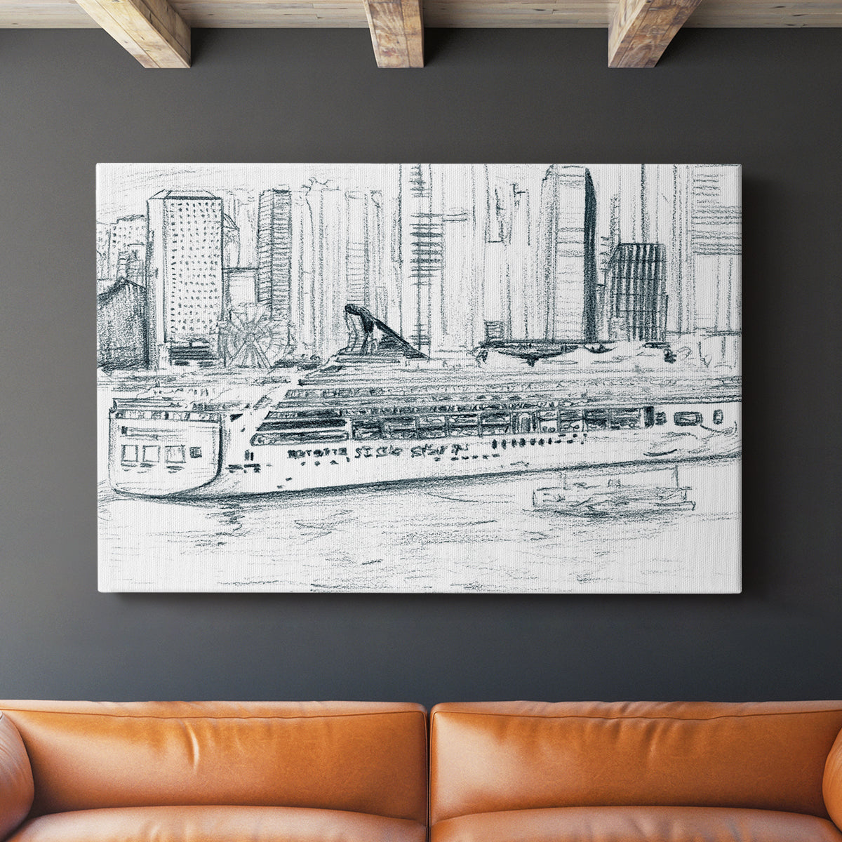 Ferryboats II - Canvas Art Print