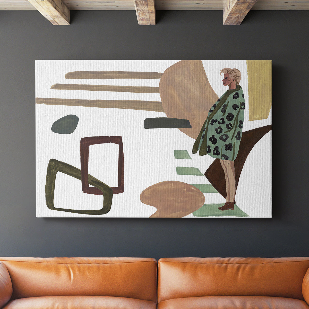 Vintage Vibes V - Canvas Art Print