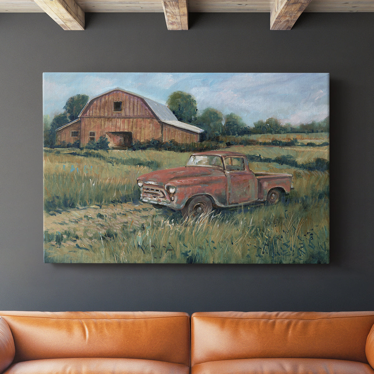Rusting Away I - Canvas Art Print