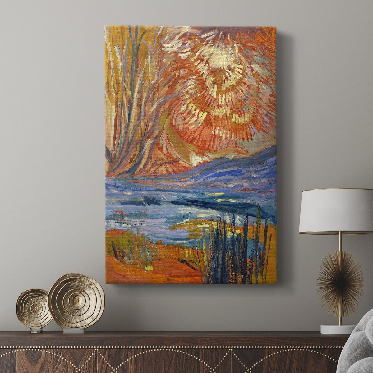 Cadmium Winter Solstice II - Canvas Art Print