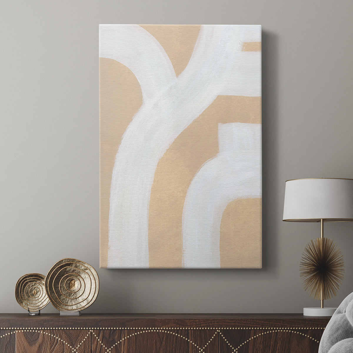 Neutral Winding Paths I - Canvas Art Print