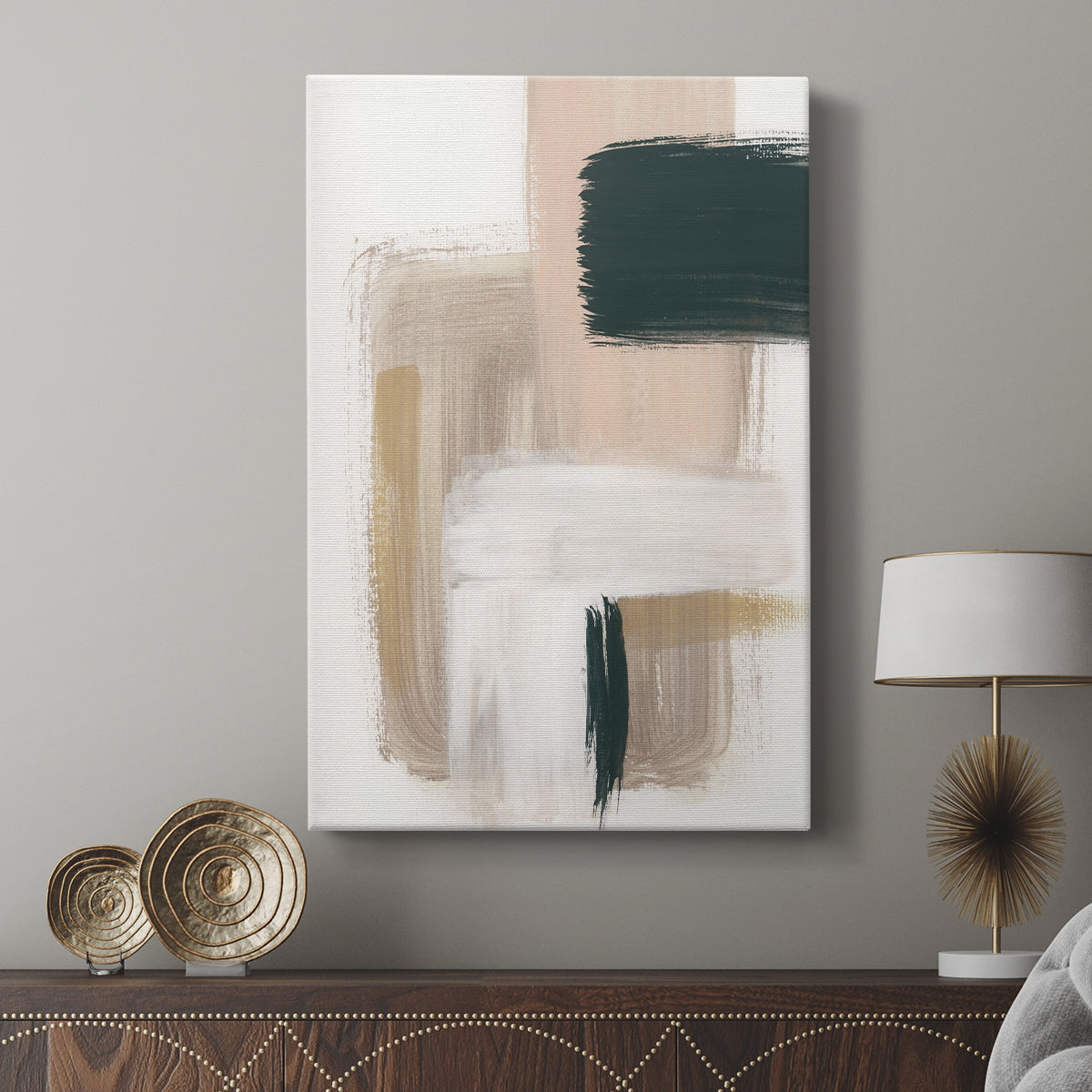 Marble Block Symmetry I - Canvas Art Print