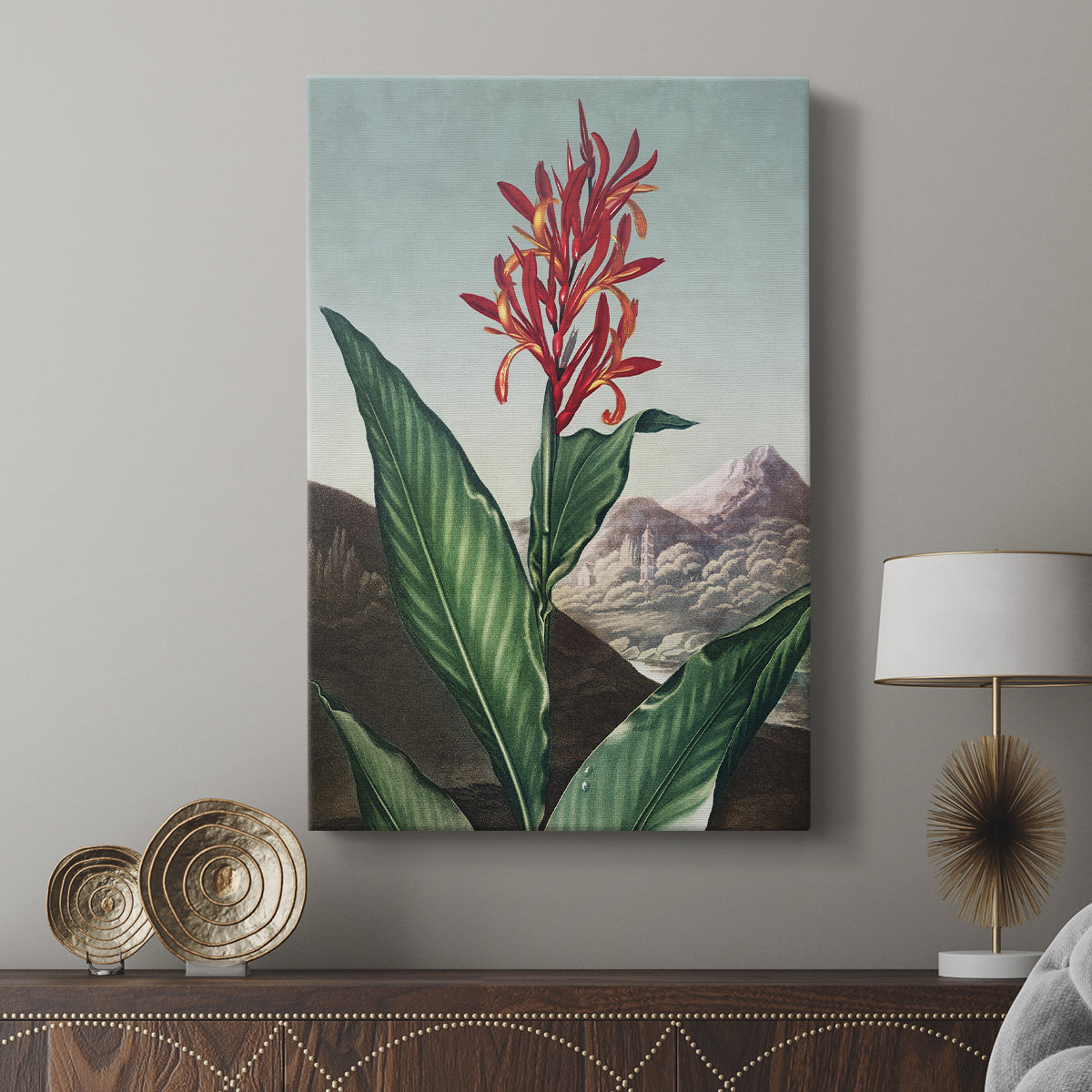 Temple of Flora I - Canvas Art Print