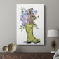 Welly Bunny And Bee - Canvas Art Print