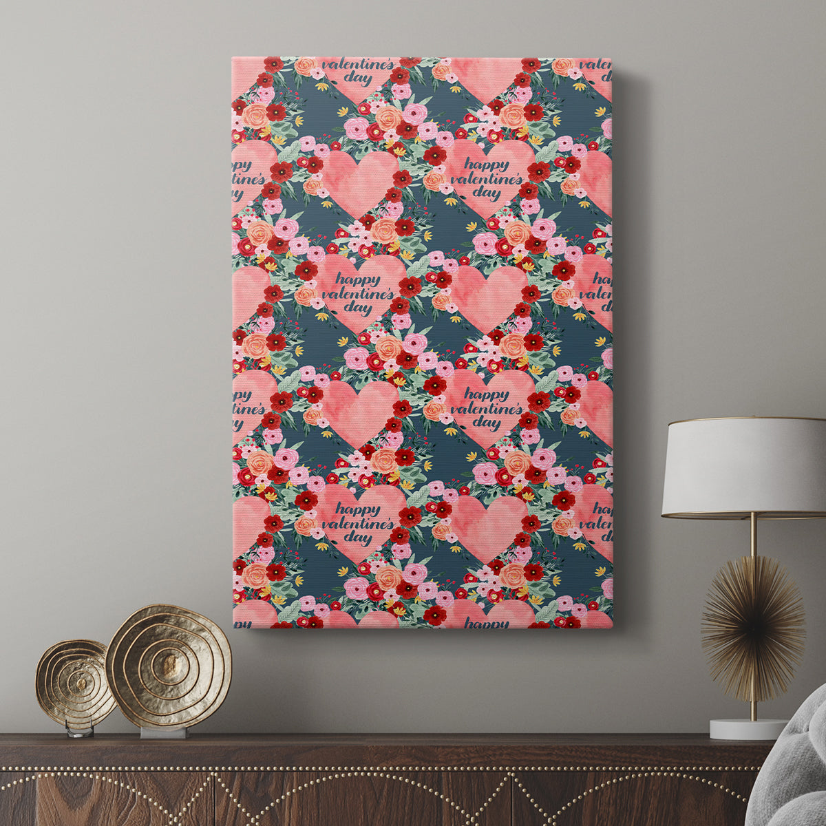 Sweet Hearts Collection E - Canvas Art Print