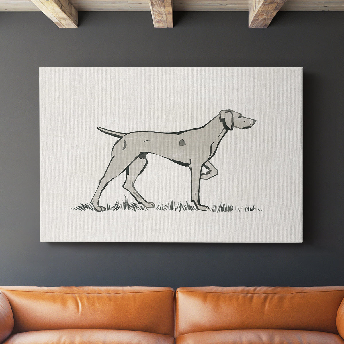Neutral Pointer I - Canvas Art Print