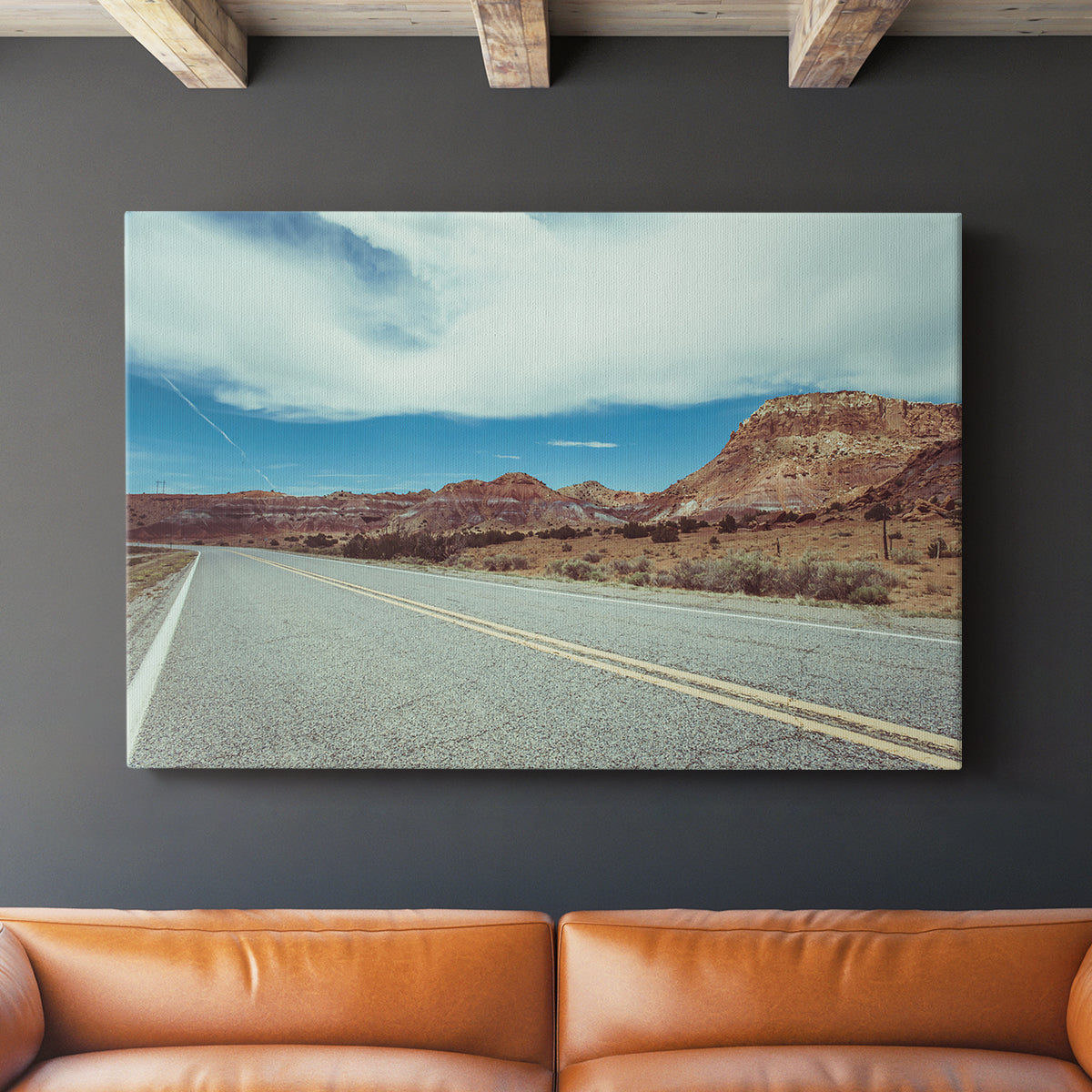 New Mexico Drive I - Canvas Art Print