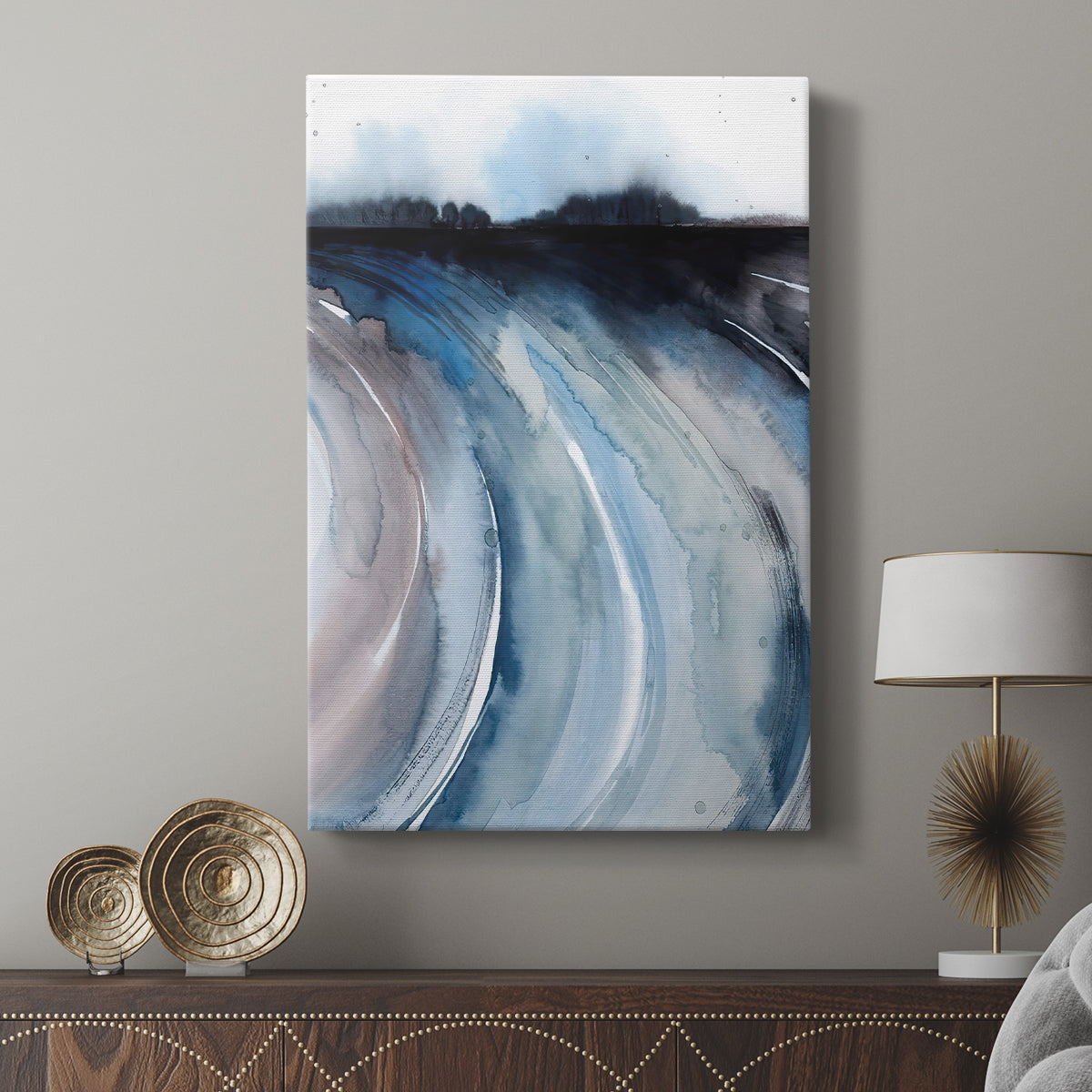 Geode Valley II - Canvas Art Print
