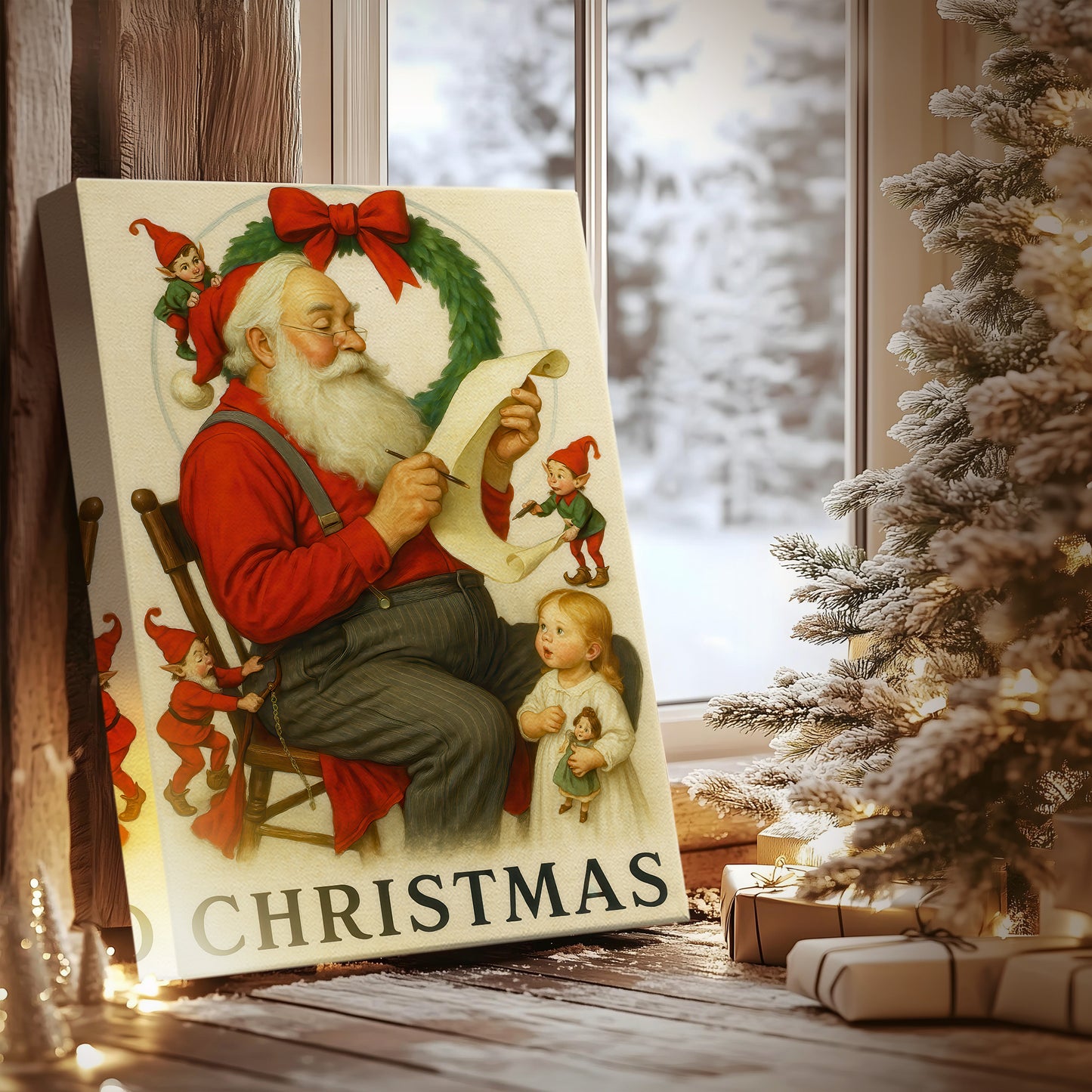 Gilded Carol - Canvas Art Print