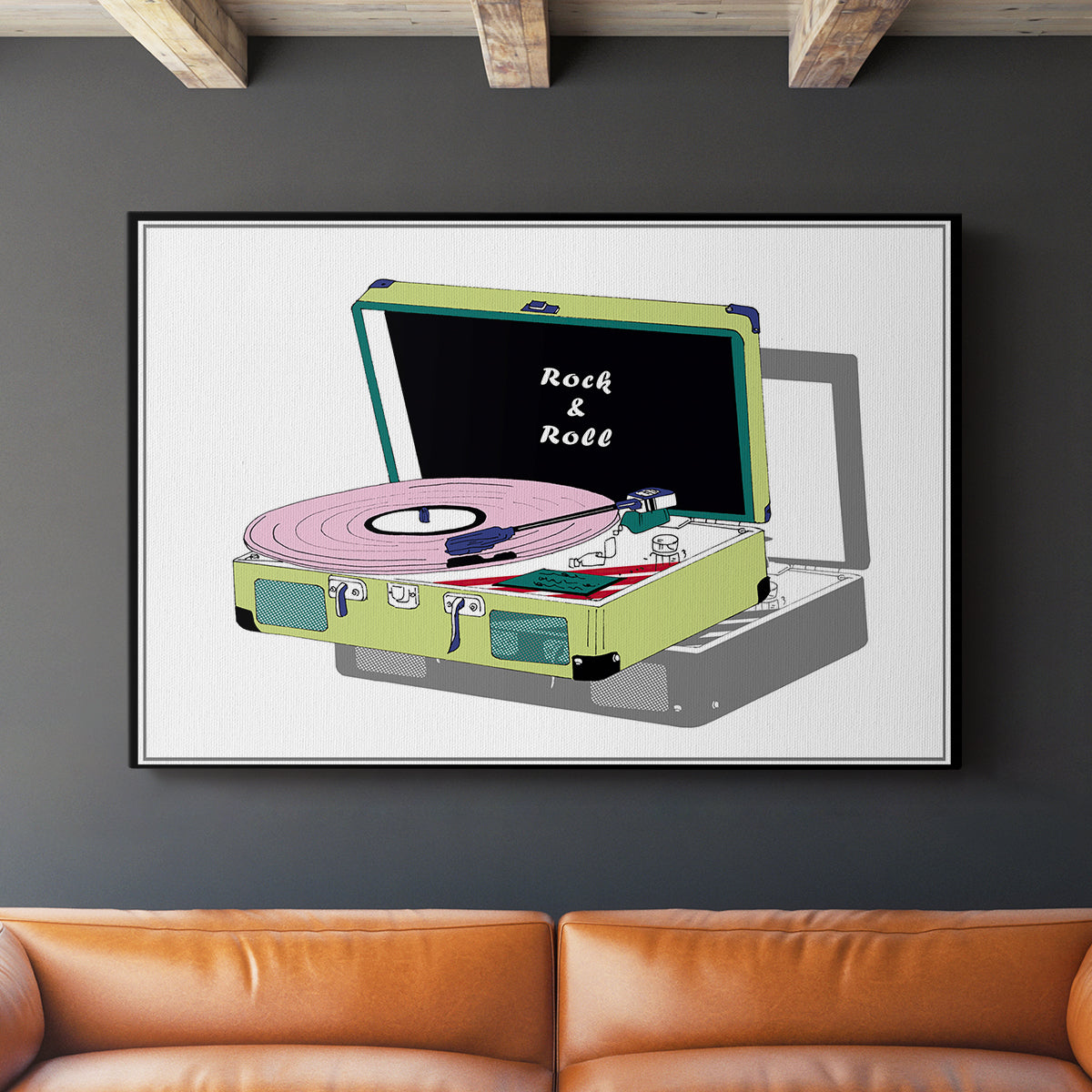 Record Shop II - Canvas Art Print