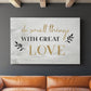 Small Things Gold - Canvas Art Print