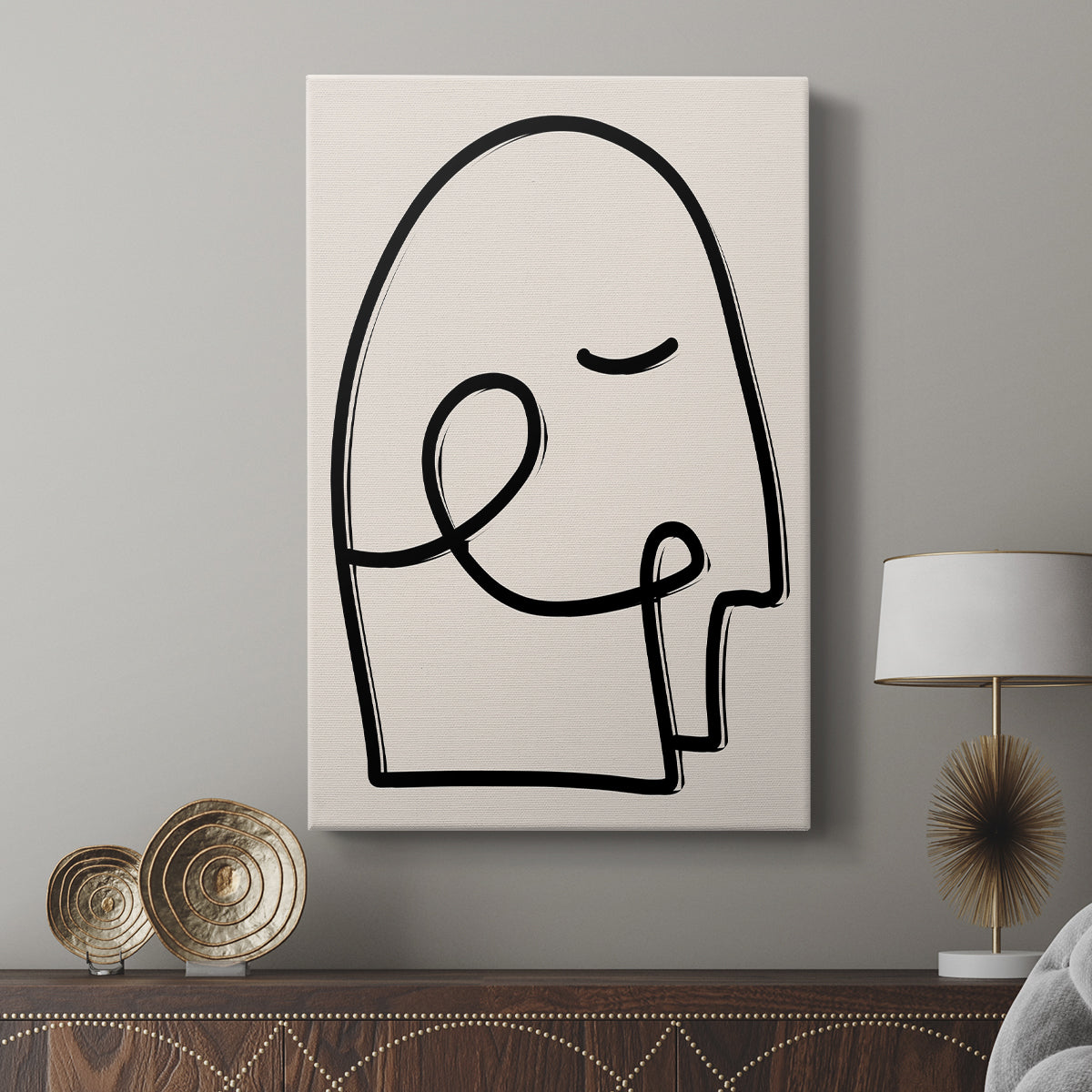 Face It I - Canvas Art Print