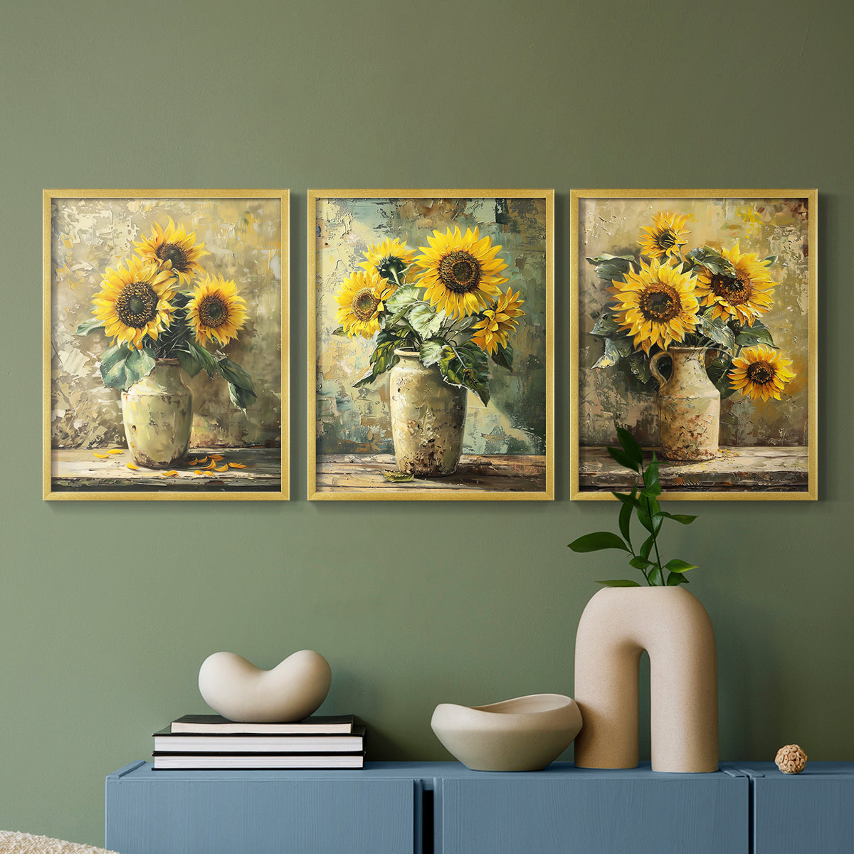Floral Study Series CLXXI - Restickable Framed Art Set