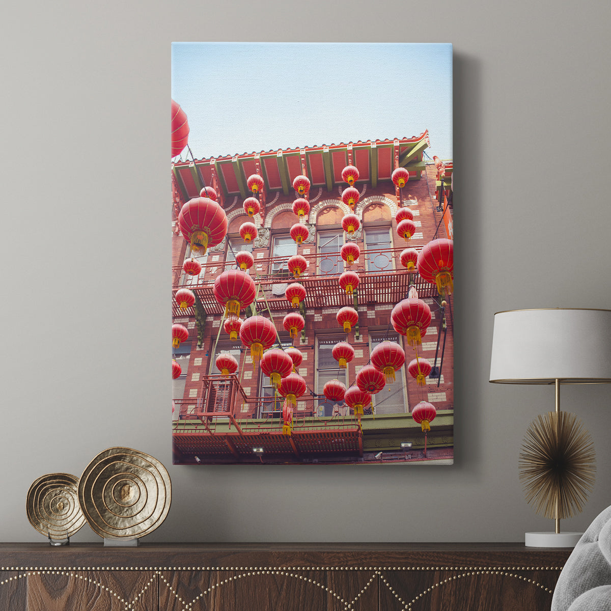 Lovely Lanterns II - Canvas Art Print