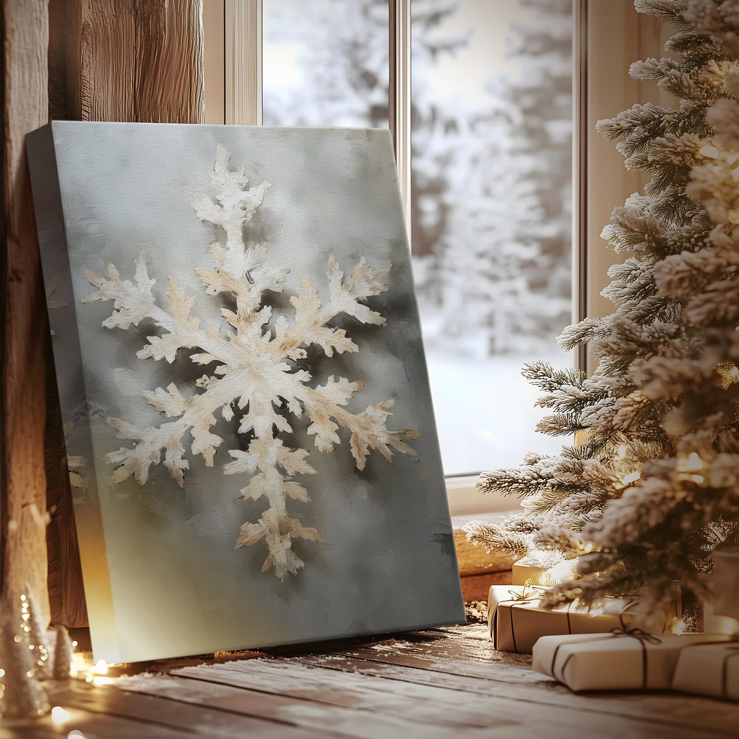 Chalk Serenade of Dawn - Canvas Art Print