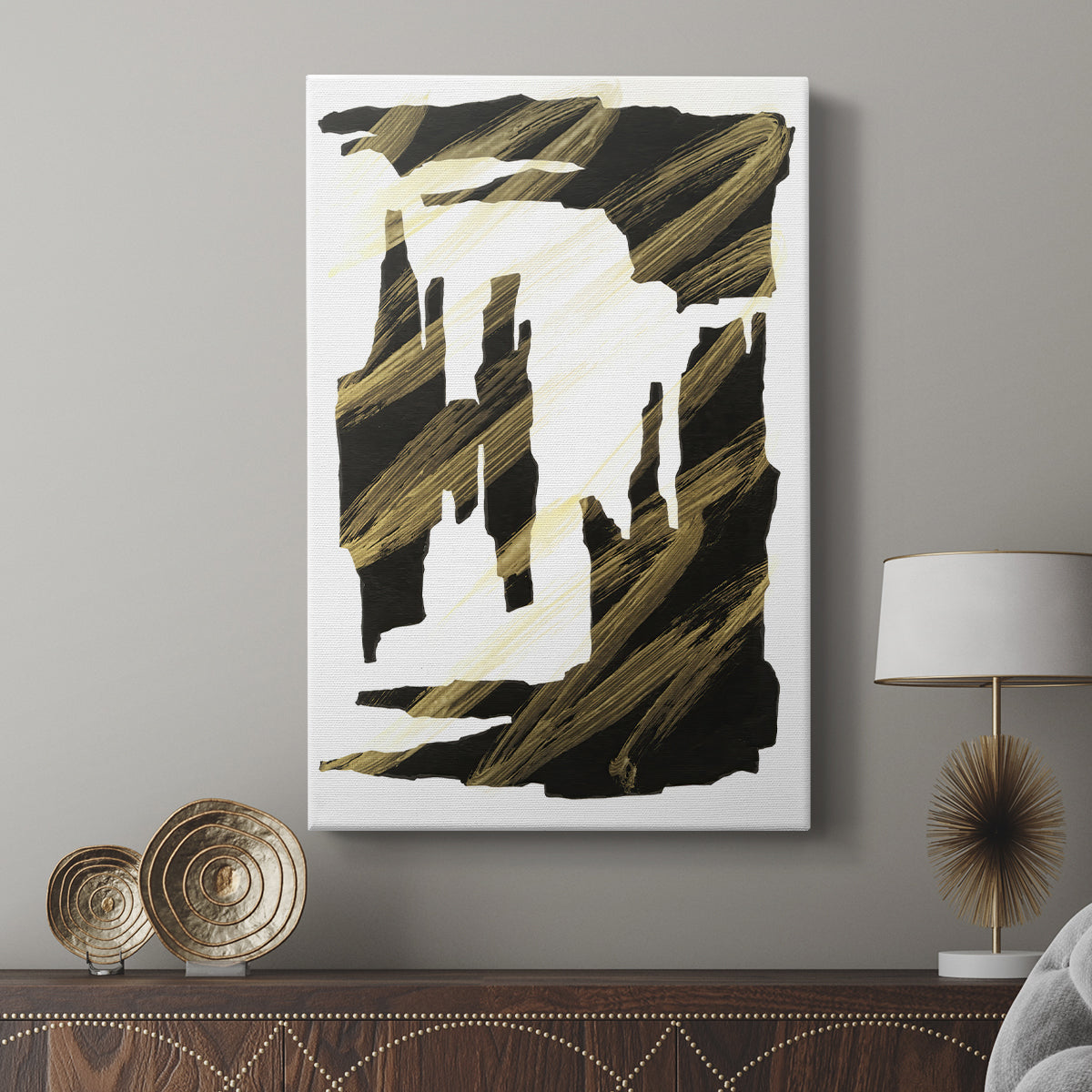 Onyx Obelisks II - Canvas Art Print