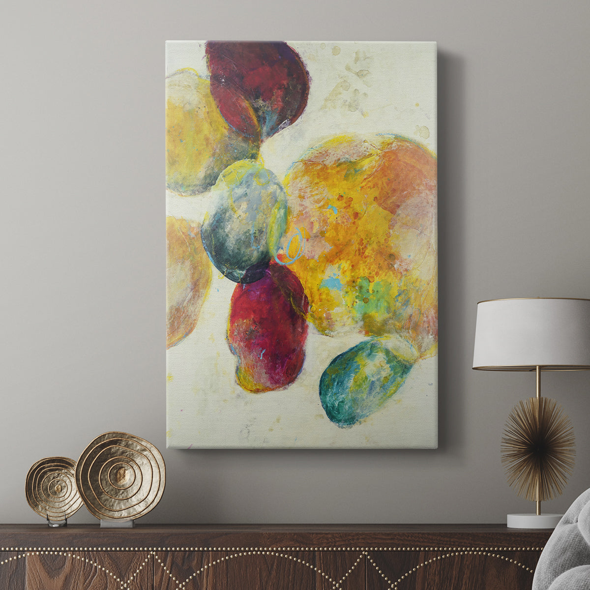 Earthy Fragments I - Canvas Art Print