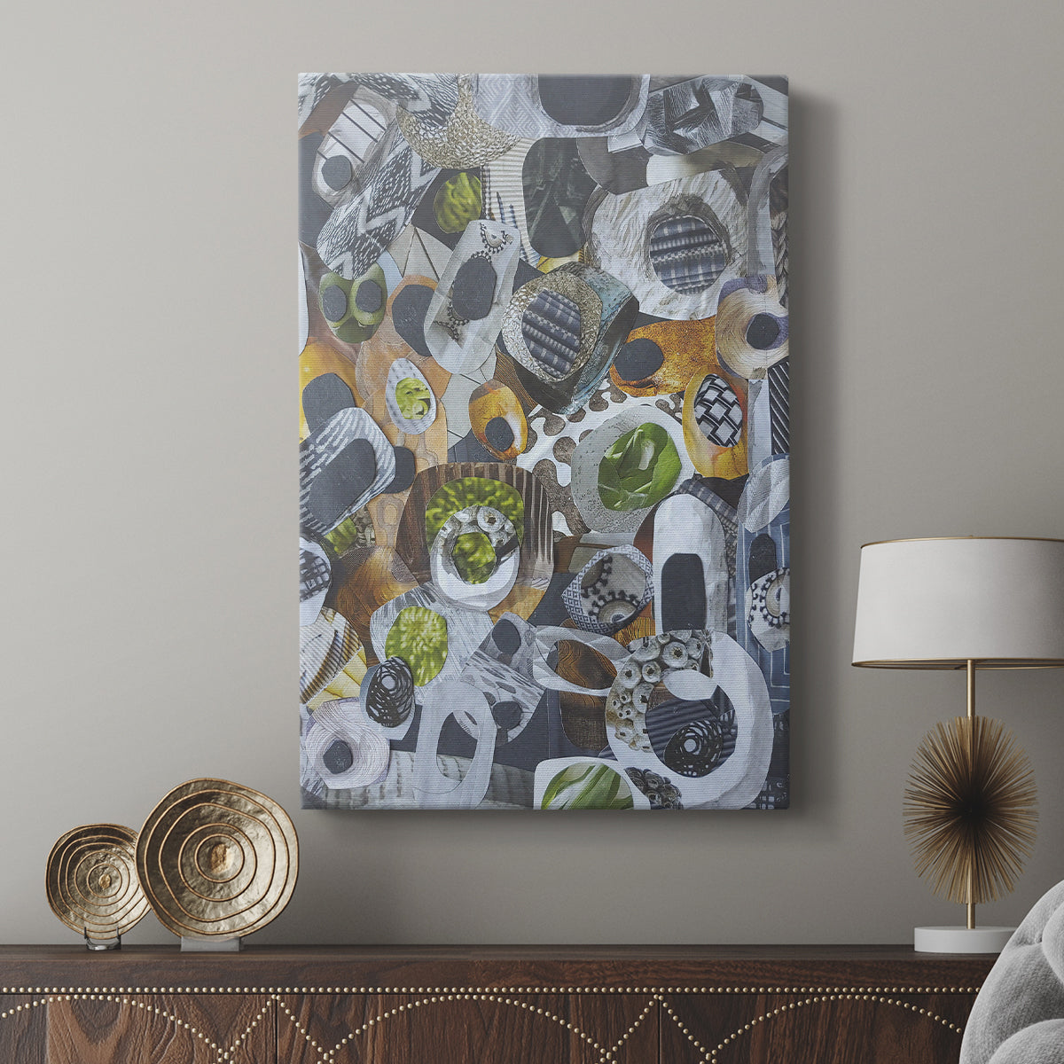 Big Sur Stones and Kelp - Canvas Art Print