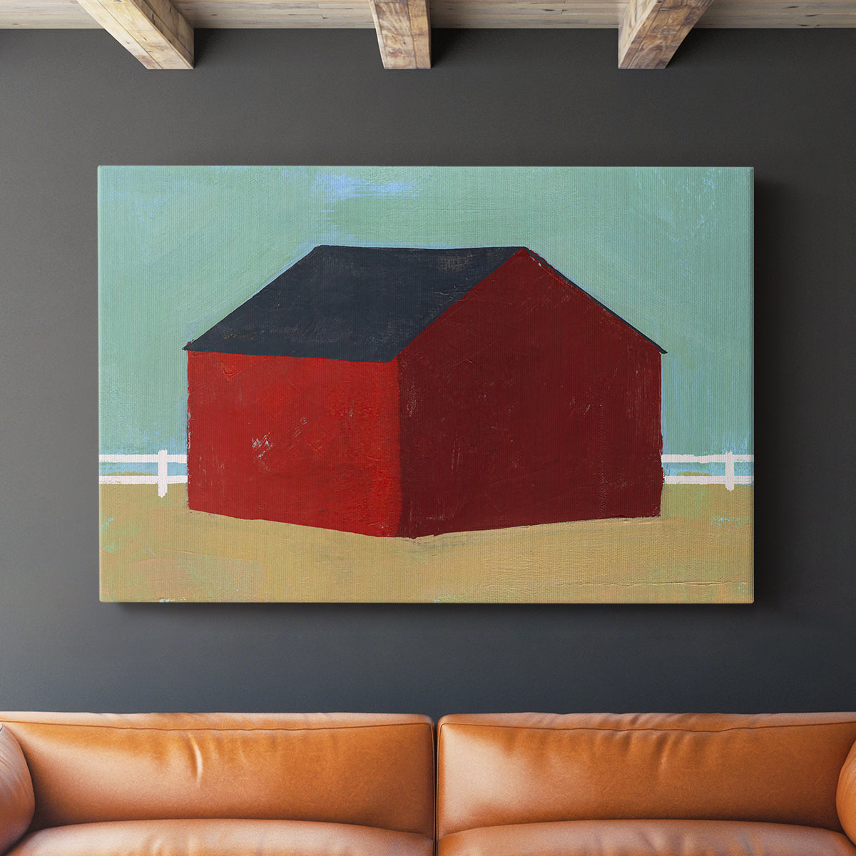 Big Red One III - Canvas Art Print