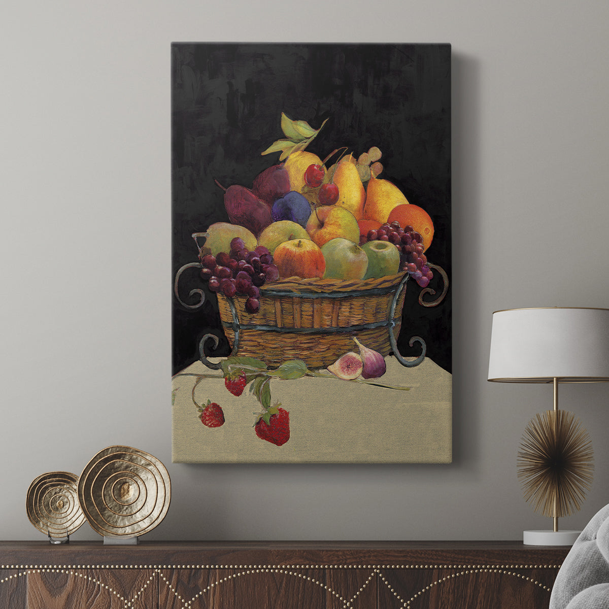 Fruit Basket I Revisit - Canvas Art Print