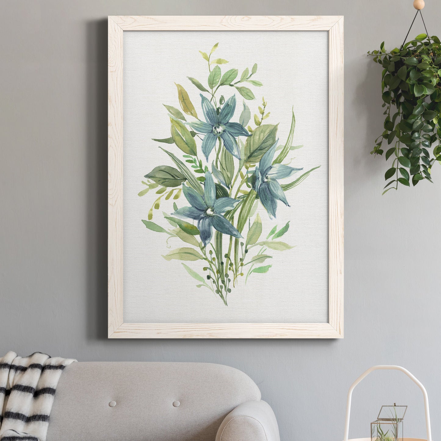 Greenery I - Premium Canvas Framed in Barnwood - Ready to Hang