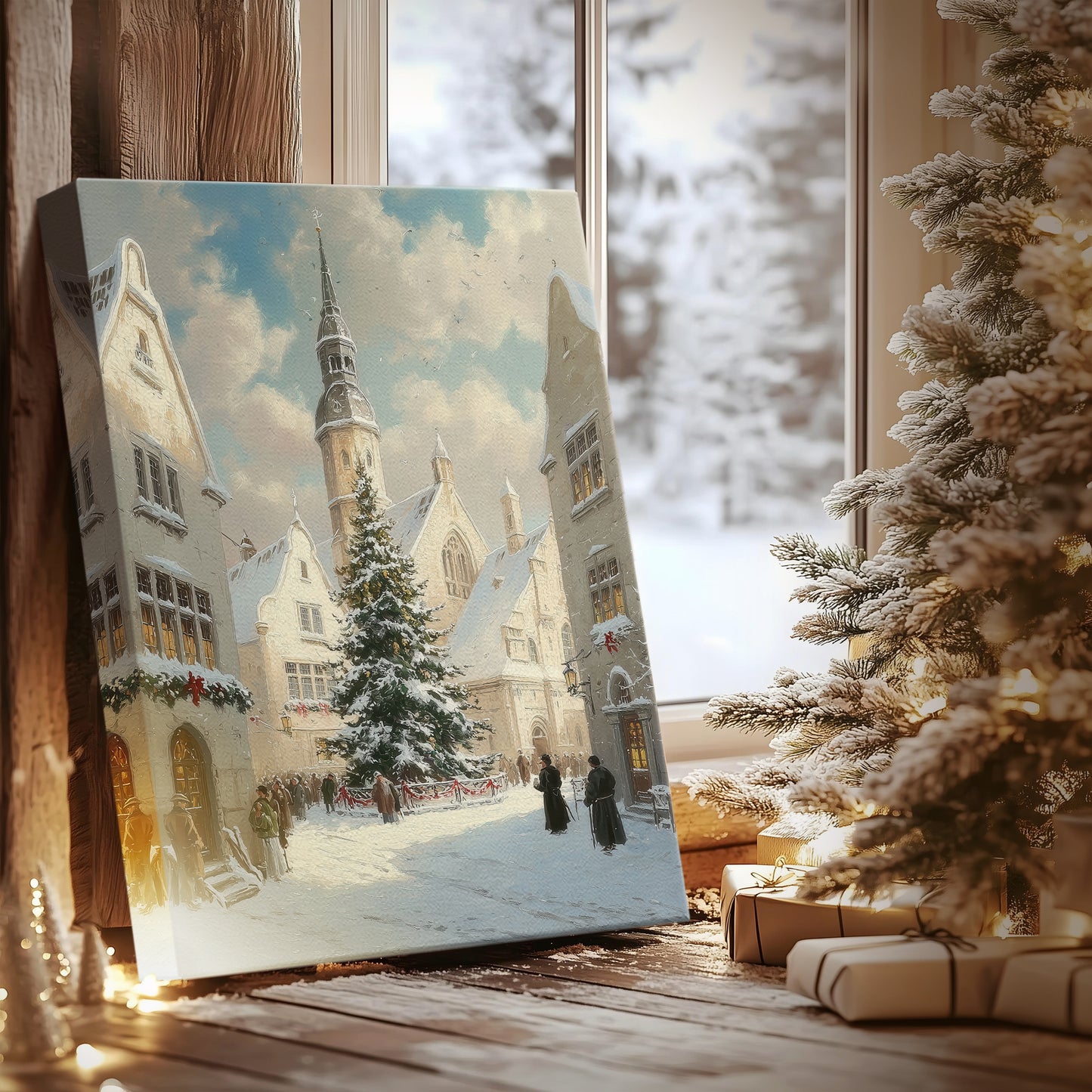 Pearled Serenade of Lantern - Canvas Art Print