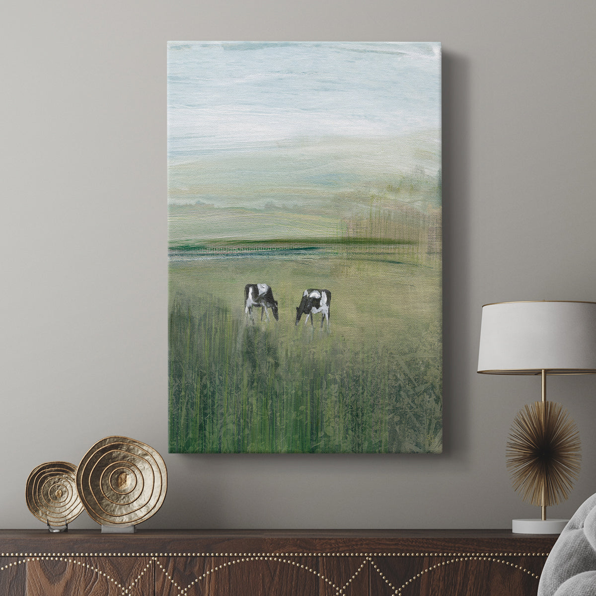 Out to Pasture II - Canvas Art Print