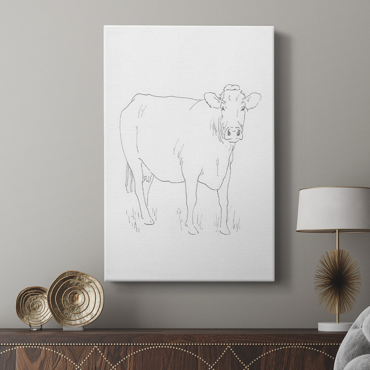 Limousin Cattle III - Canvas Art Print
