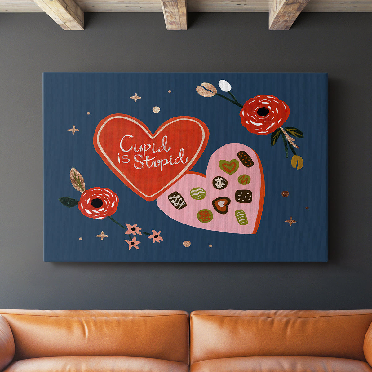 Happy Galentine II - Canvas Art Print