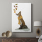 Fox Leaves on Nose - Canvas Art Print