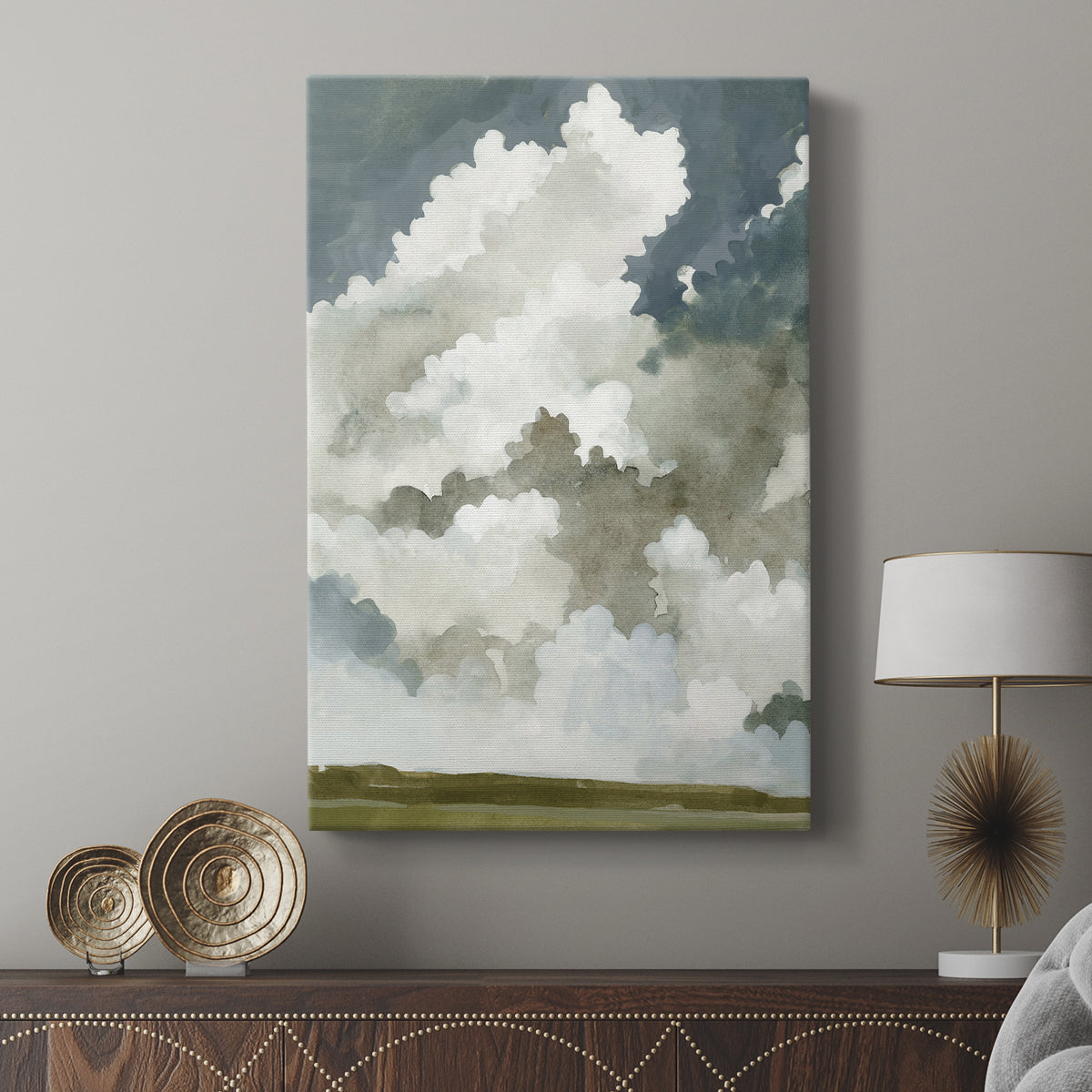 Vast Neutral Sky I - Canvas Art Print