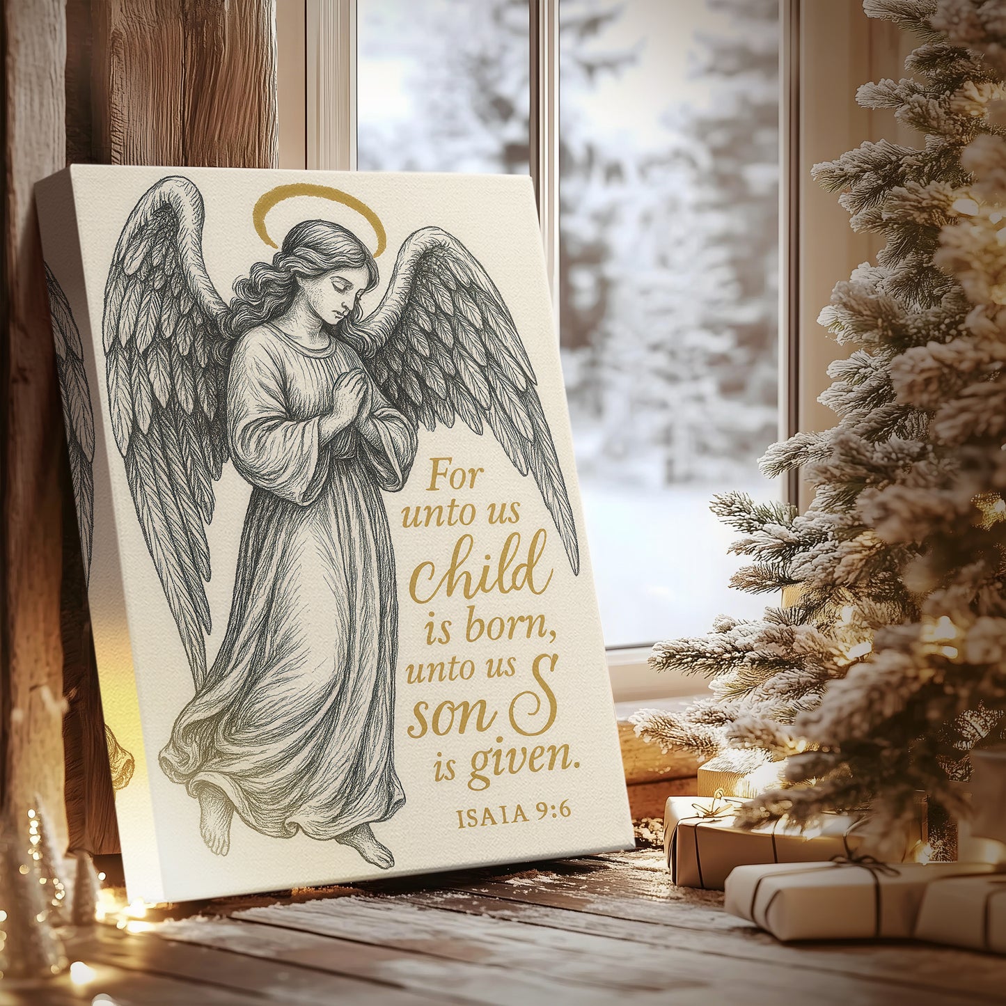 Chapel of Golden Serenade - Canvas Art Print
