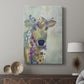 Fantastic Florals Cow - Canvas Art Print