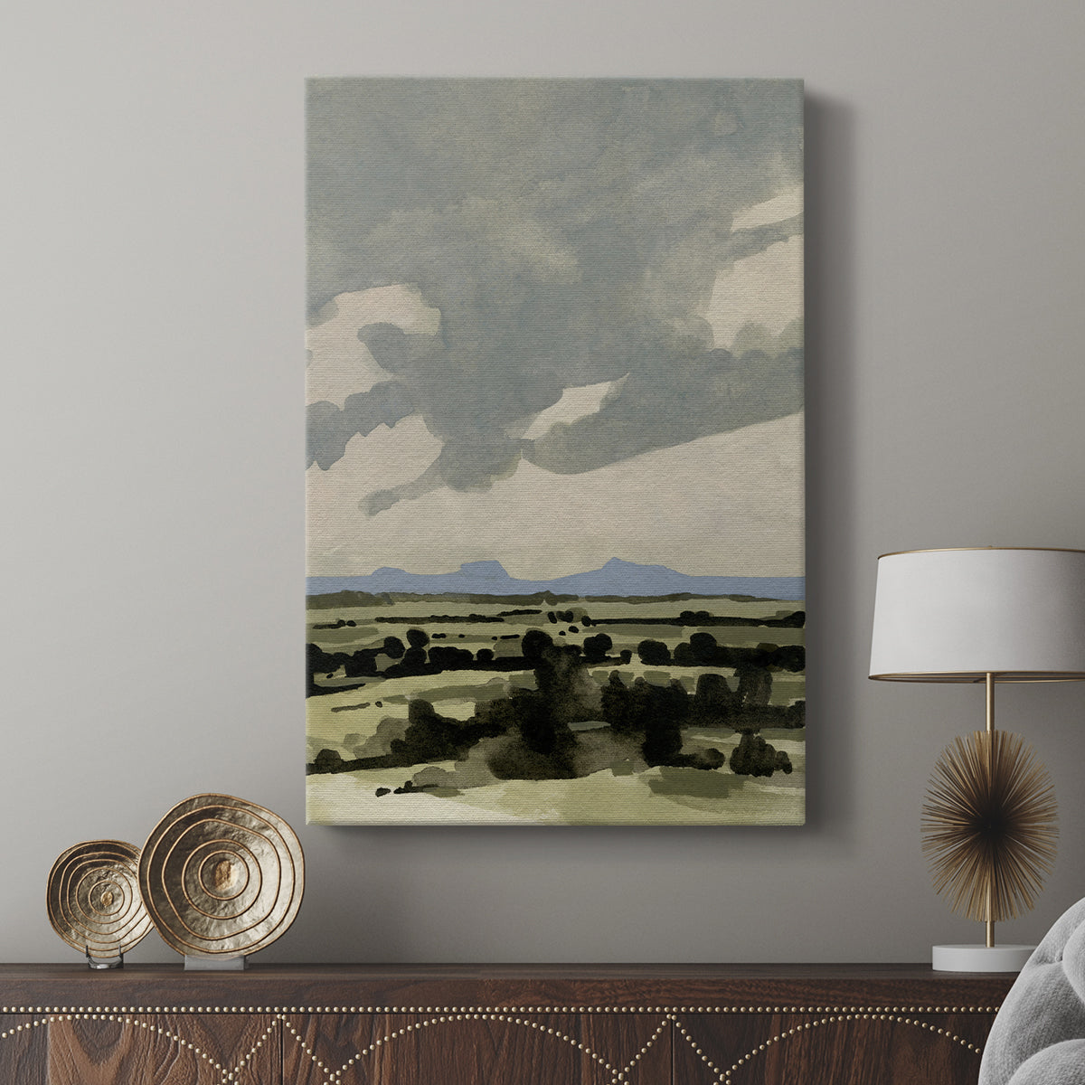 Pink Hazy Sky I - Canvas Art Print