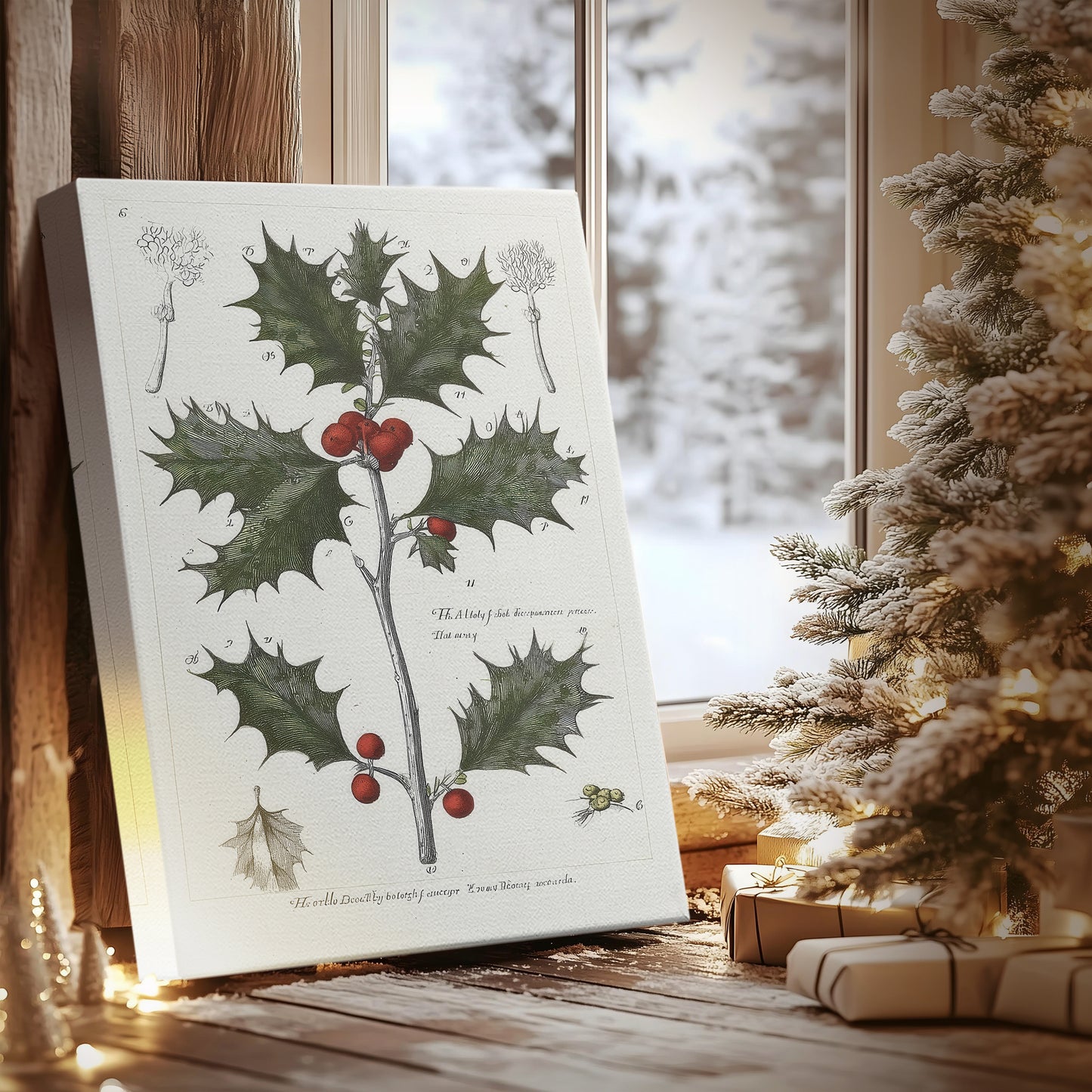 Silver Promise of Nativity - Canvas Art Print