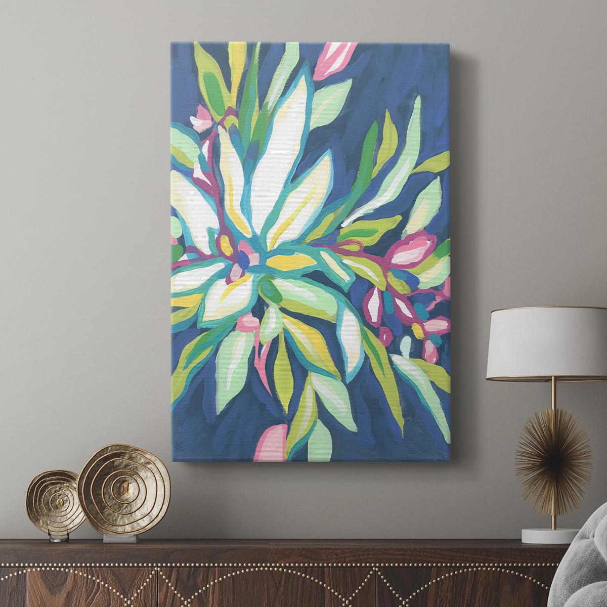 Blue Tropics I - Canvas Art Print