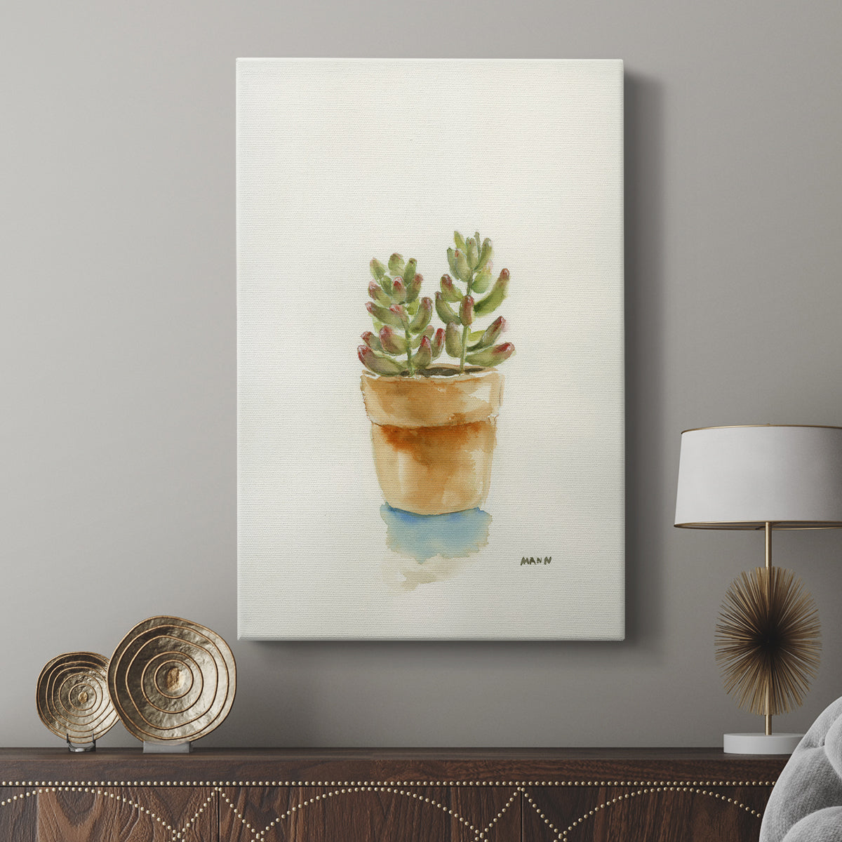 Succulent III - Canvas Art Print