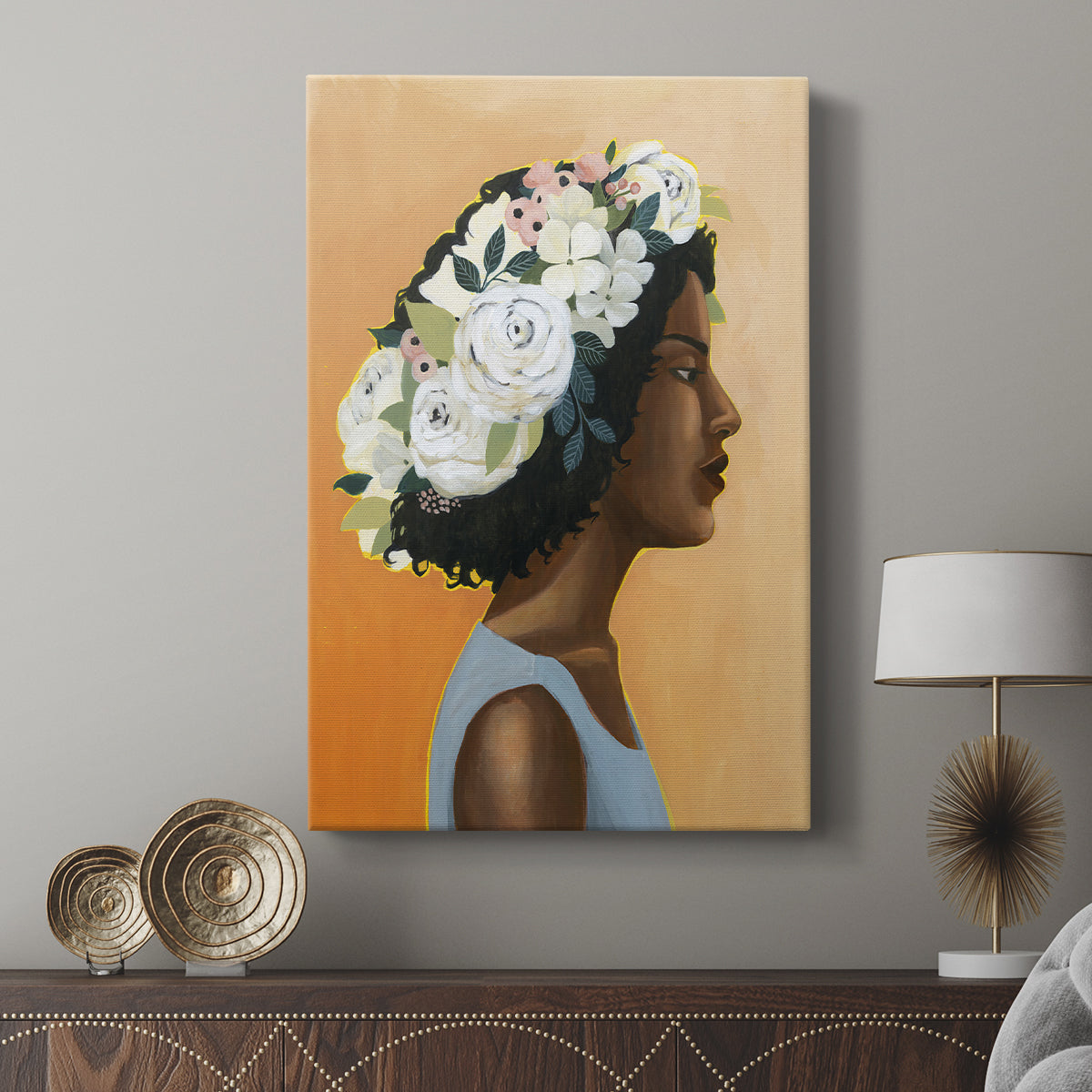 Modern Laurel I - Canvas Art Print