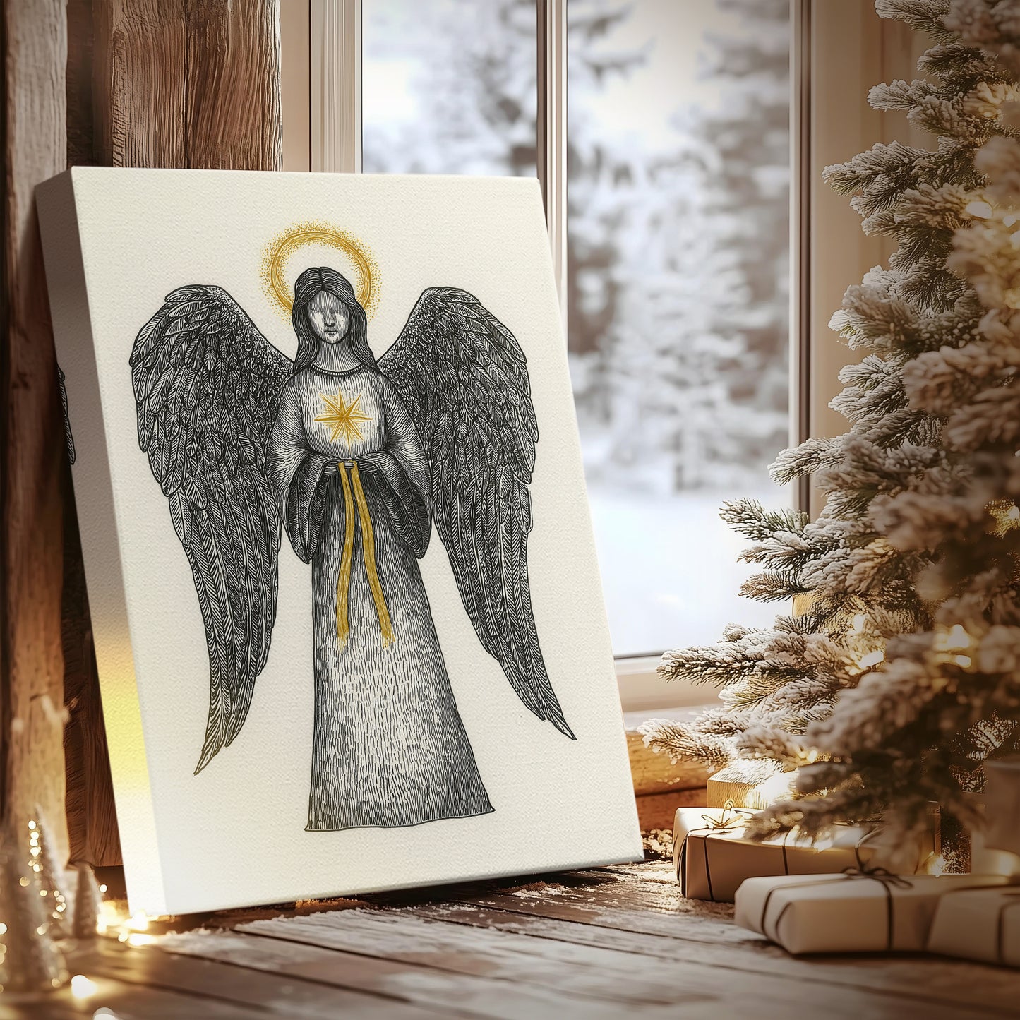 Frostlit Promise - Canvas Art Print