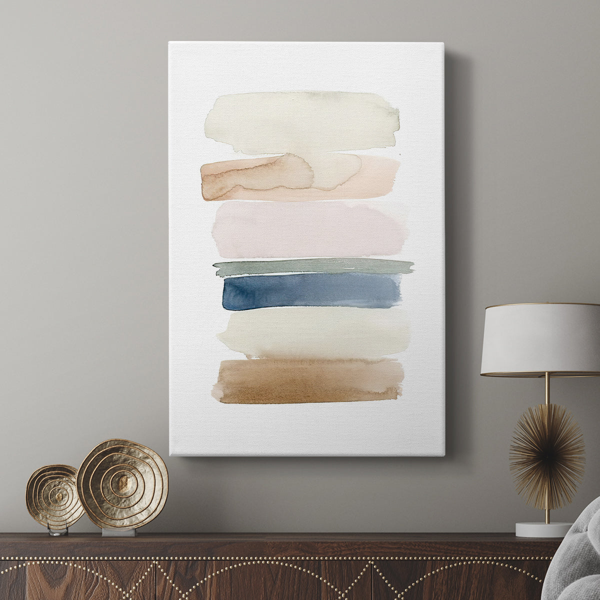 Faint Swatches I - Canvas Art Print