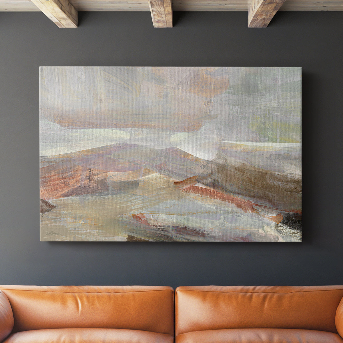 Distant Canyon - Canvas Art Print